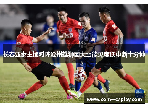 长春亚泰主场对阵沧州雄狮因大雪能见度低中断十分钟